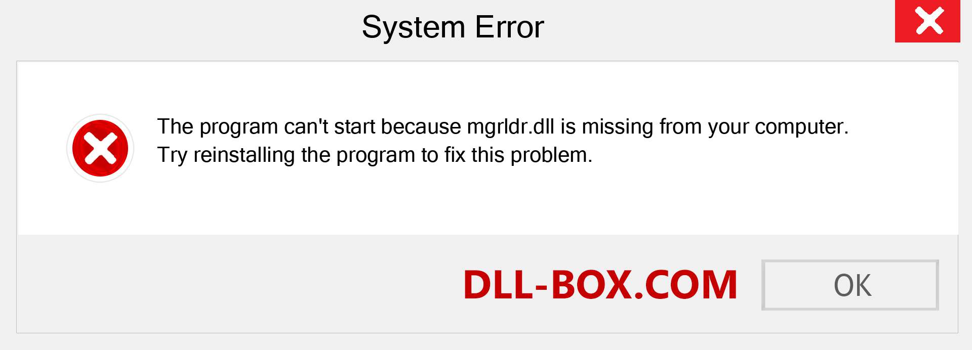  mgrldr.dll file is missing?. Download for Windows 7, 8, 10 - Fix  mgrldr dll Missing Error on Windows, photos, images