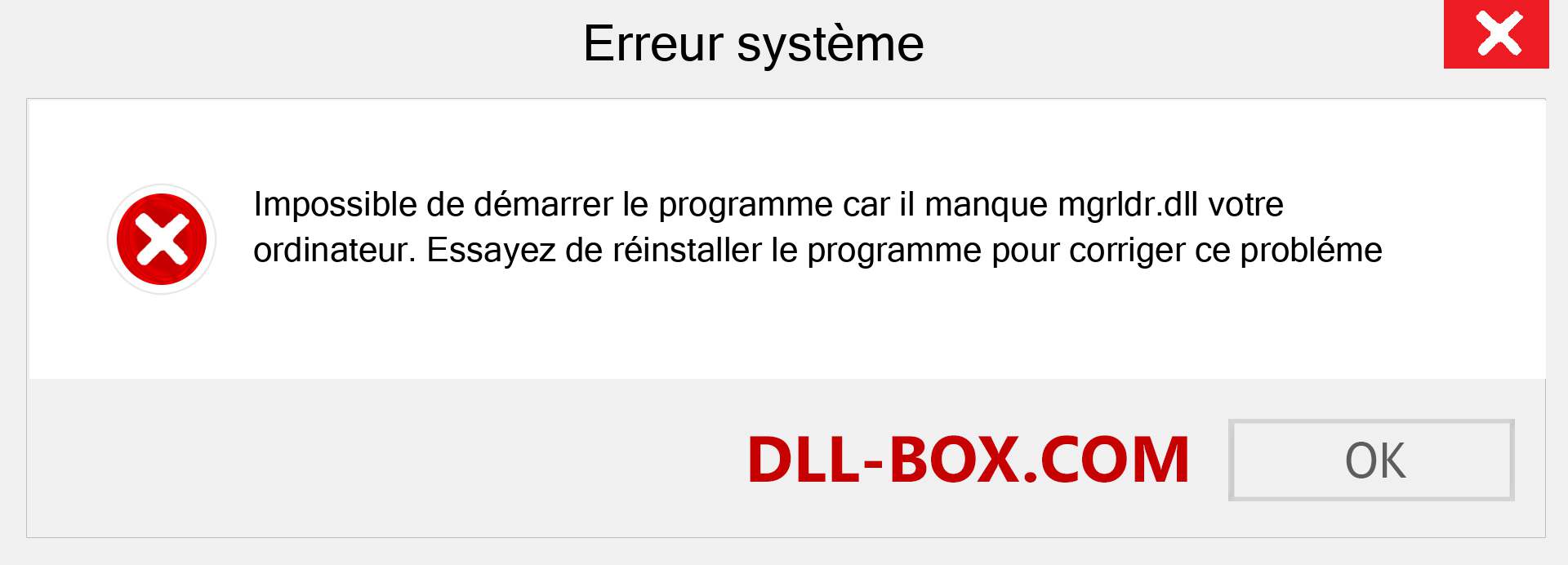 Le fichier mgrldr.dll est manquant ?. Télécharger pour Windows 7, 8, 10 - Correction de l'erreur manquante mgrldr dll sur Windows, photos, images